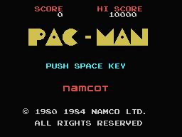 Pac-Man (MSX) - Data Crystal