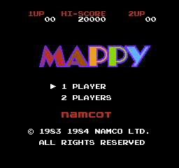Mappy (NES) - Data Crystal